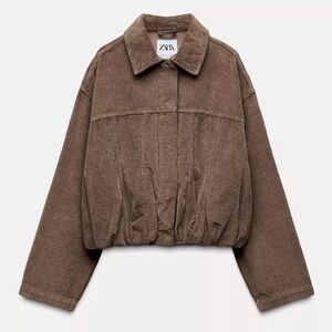 Zara Tan Corduroy Jacket